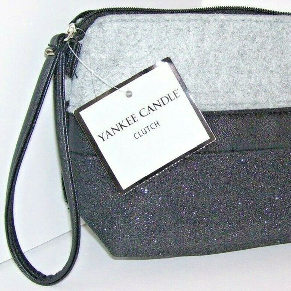 Yankee Candle Handbags - Yankee Candle Company Zippered Felt Clutch